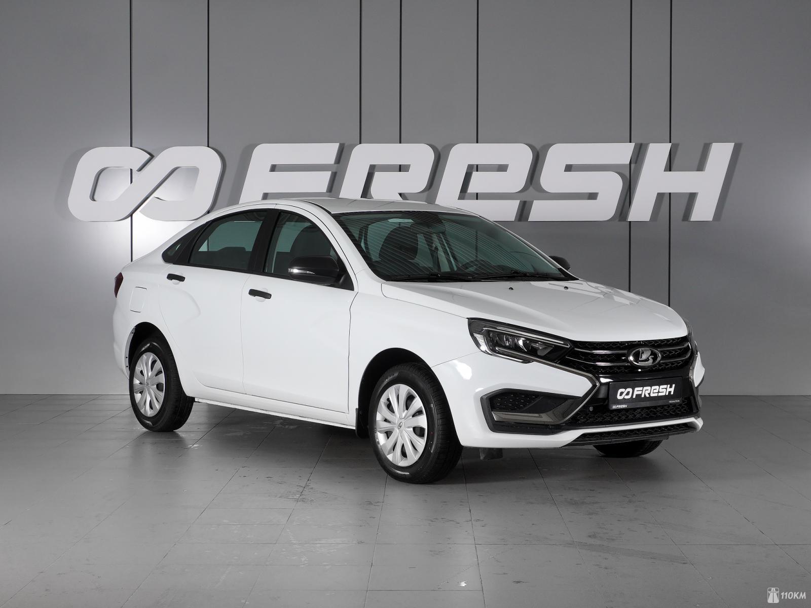 ВАЗ (Lada), Vesta, I Рестайлинг (NG), 1596, 106, бензин, седан, механика, передний привод, отличное состояние, левый, белый, 1 670 000 ₽