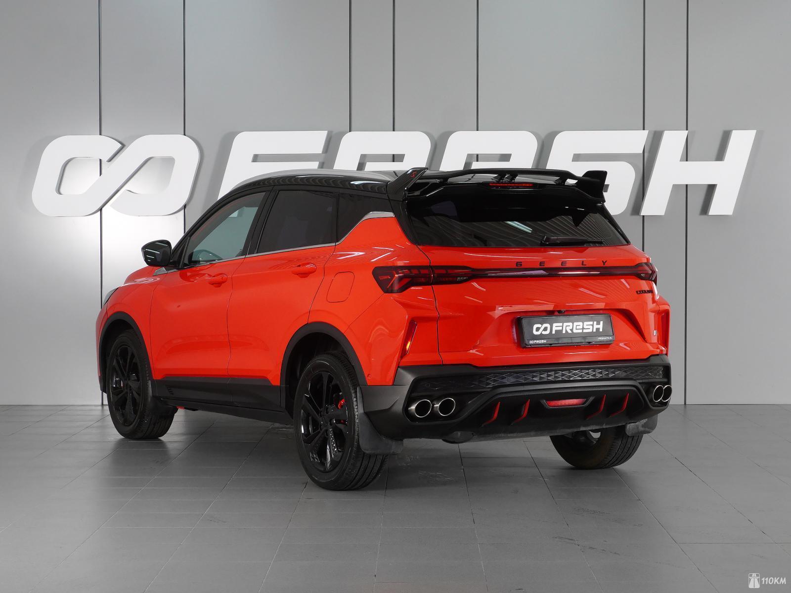 Geely, Coolray, I Рестайлинг, 1499, 147, бензин, внедорожник, робот, передний привод, среднее состояние, левый, красный, 1 916 000 ₽
