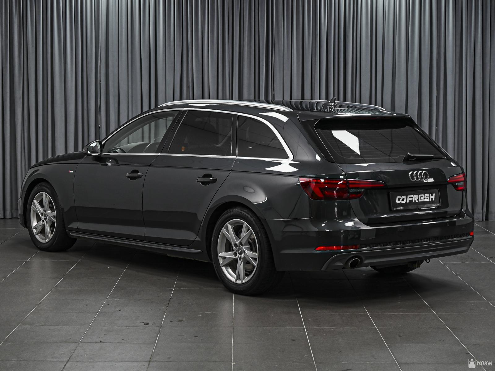 Audi, A4, V (B9), 1968, 150, дизель, универсал, робот, передний привод, среднее состояние, левый, серый, 2 198 000 ₽