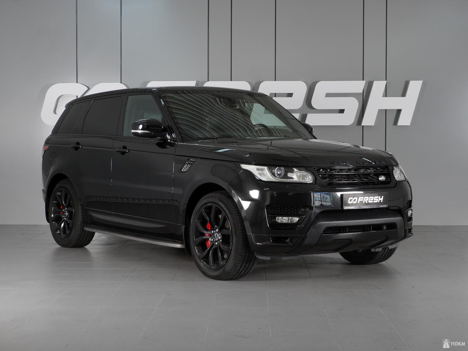 Land Rover, Range Rover Sport, II, 5000, 510, бензин, внедорожник, автомат, полный привод, среднее состояние, левый, черный, 3 530 000 ₽