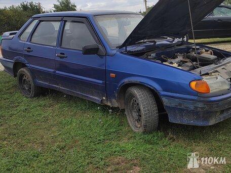 ВАЗ (Lada), 2115, 1500, 78, бензин, седан, механика, передний привод, среднее состояние, левый, синий, 65 000 ₽
