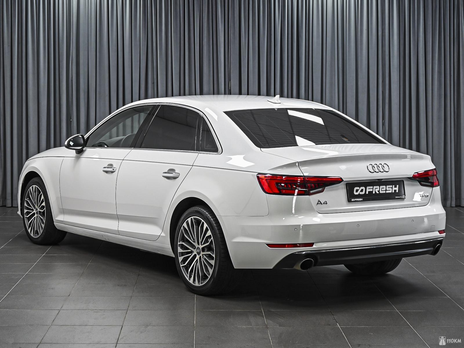 Audi, A4, V (B9), 1984, 190, бензин, седан, робот, передний привод, среднее состояние, левый, белый, 1 999 500 ₽