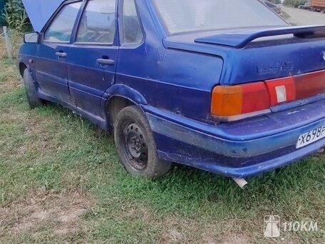 ВАЗ (Lada), 2115, 1500, 78, бензин, седан, механика, передний привод, среднее состояние, левый, синий, 65 000 ₽